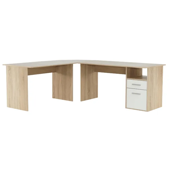 PC stôl MAURUS - MA11 dub sonoma svetlá / biela