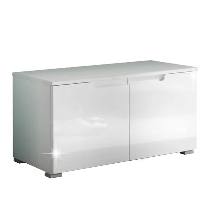 Botník SPACE MDF biely vysoký lesk