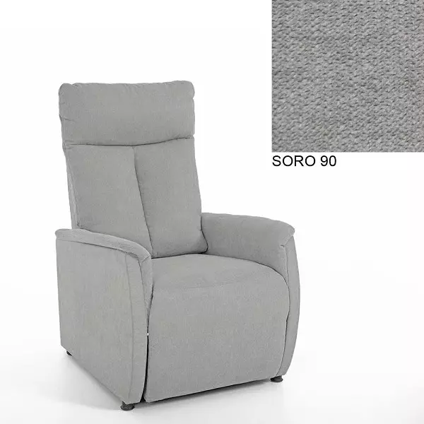 Relaxačné polohovacie kreslo AVA TAPIO látka SORO 90