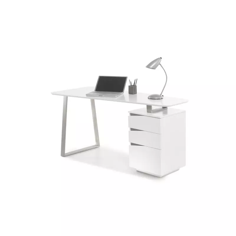 Písací stôl TORI 40168WZ2 lak biely matný