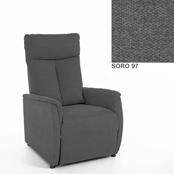 Relaxačné polohovacie kreslo AVA TAPIO látka SORO 97
