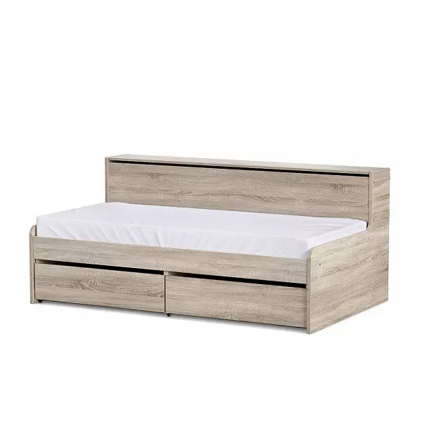 Posteľ REA CROBAT 3 s čelami dub bardolino