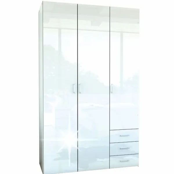 Skriňa GWEN 70427 biela vysoký lesk