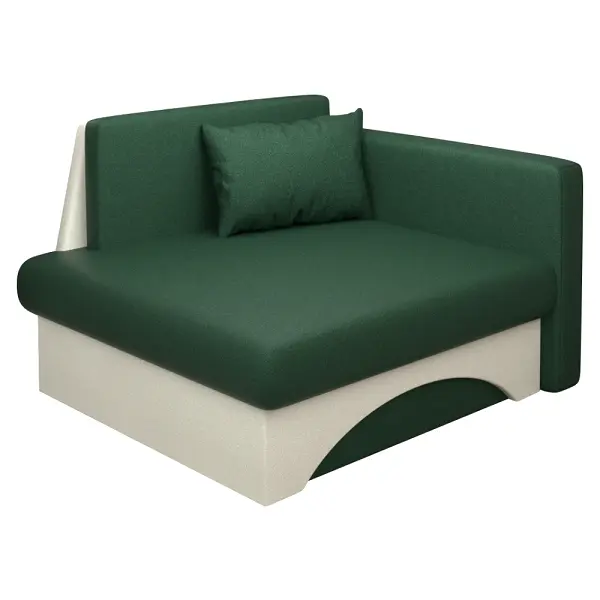 Rozkladacie kreslo KUBOS NEW látka Malmo 37 zelená / 05 béžová