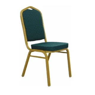 Stohovateľná stolička ZINA 2 NEW látka zelená