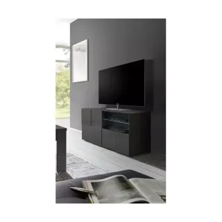 DAMA-TV televízna skrinka šedý antracitový lak
