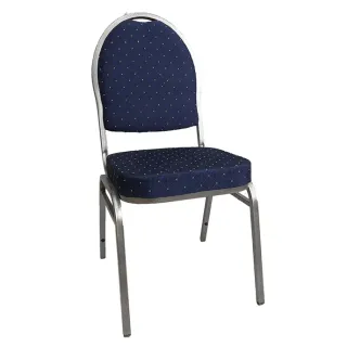 Stohovateľná stolička JEFF 3 NEW modrá + sivá
